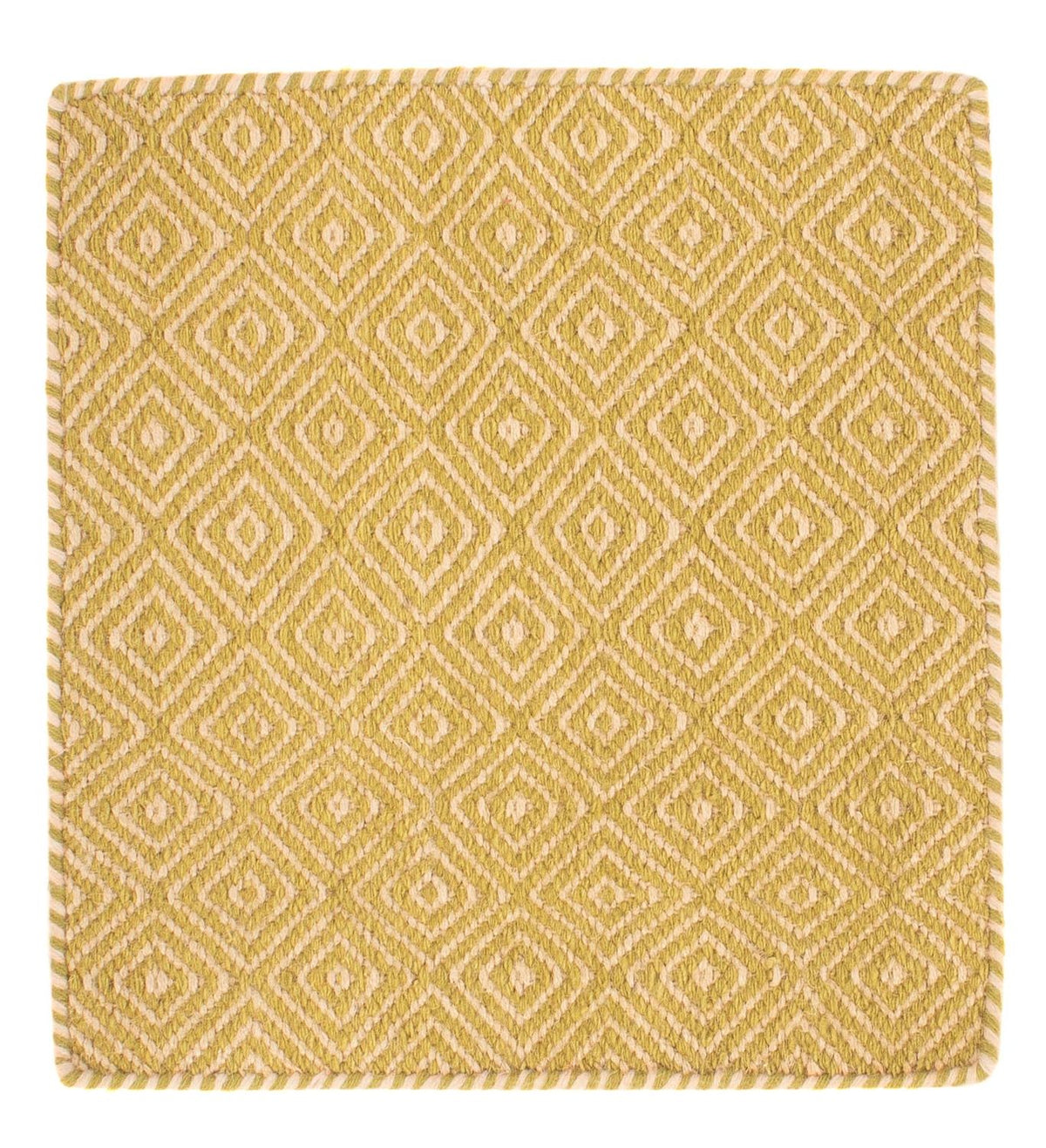 Kelim Rug - Trendy square  - 47 x 43 cm - gold