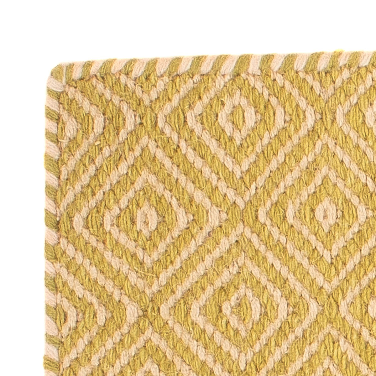 Kelim Rug - Trendy square  - 47 x 43 cm - gold