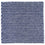 Kelim Rug - Trendy square  - 63 x 62 cm - dark blue