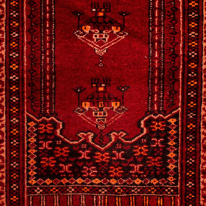 Pakistani Rug - 115 x 64 cm - dark red