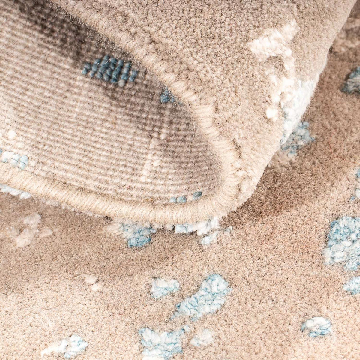 Designer Rug - 88 x 63 cm - light brown