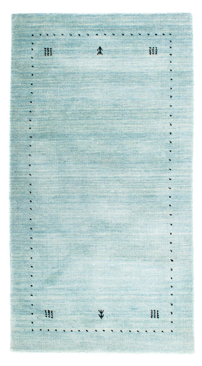 Gabbeh Rug - Loribaft Indus - 140 x 70 cm - light blue