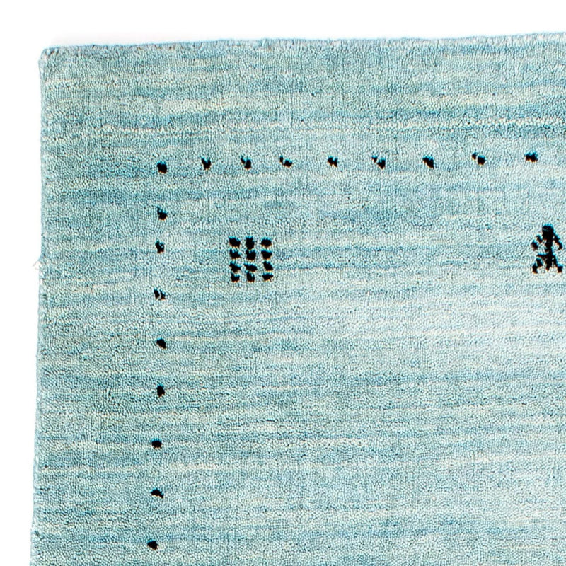 Gabbeh Rug - Loribaft Indus - 140 x 70 cm - light blue