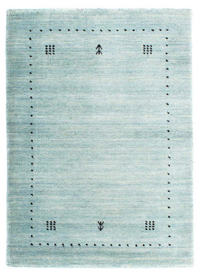 Gabbeh Rug - Loribaft Indus - 95 x 65 cm - light blue