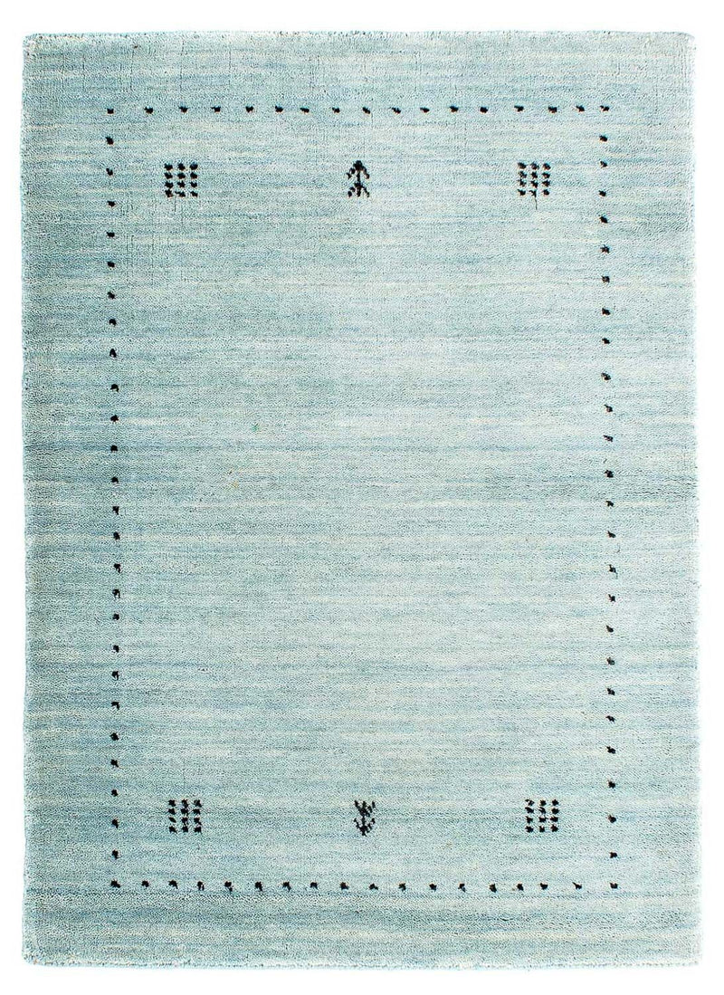 Gabbeh Rug - Loribaft Indus - 95 x 65 cm - light blue