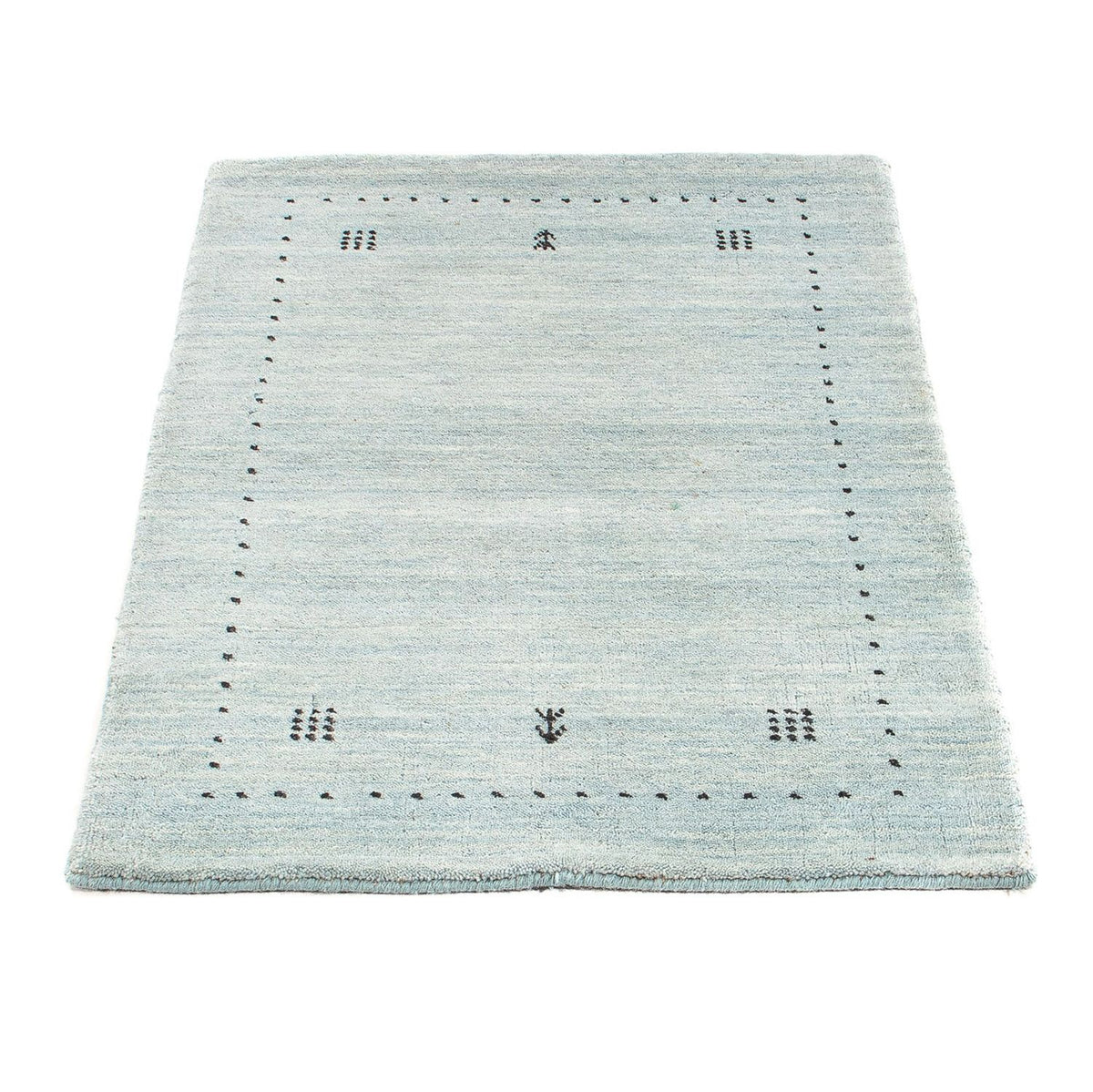 Gabbeh Rug - Loribaft Indus - 95 x 65 cm - light blue