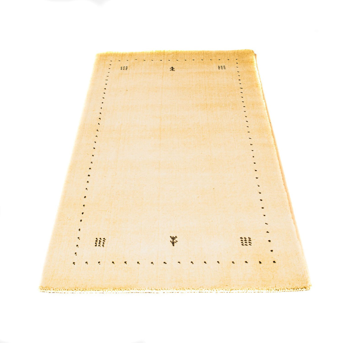 Gabbeh Rug - Loribaft Indus - 142 x 73 cm - beige