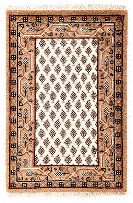 Wool Rug - 91 x 61 cm - beige