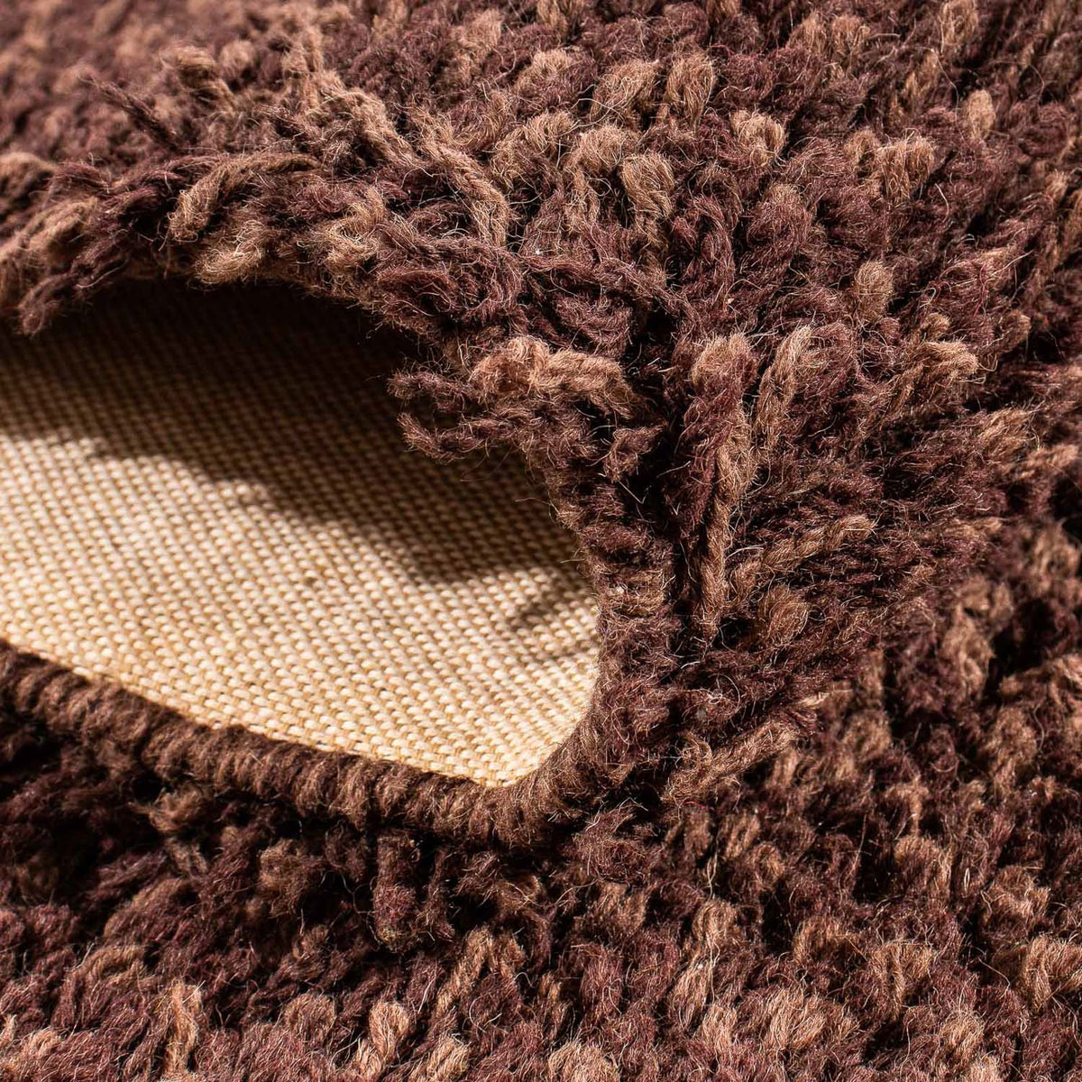 Runner High-Pile Rug - 295 x 65 cm - brown