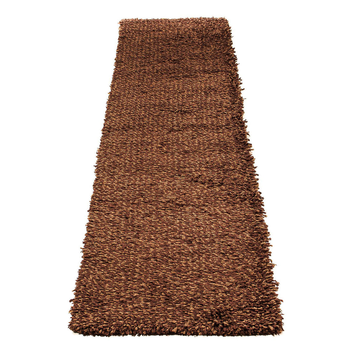 Runner High-Pile Rug - 295 x 66 cm - brown
