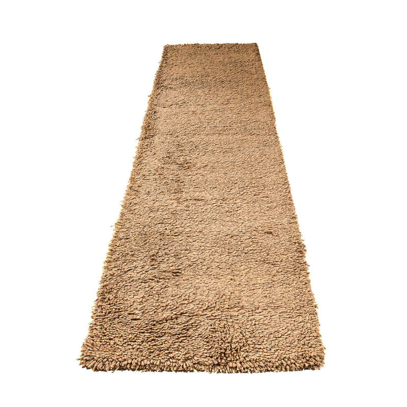 Runner High-Pile Rug - 310 x 65 cm - light brown