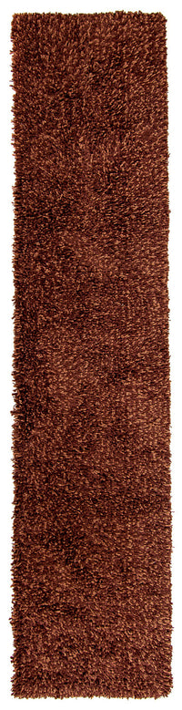 Runner High-Pile Rug - 300 x 65 cm - brown