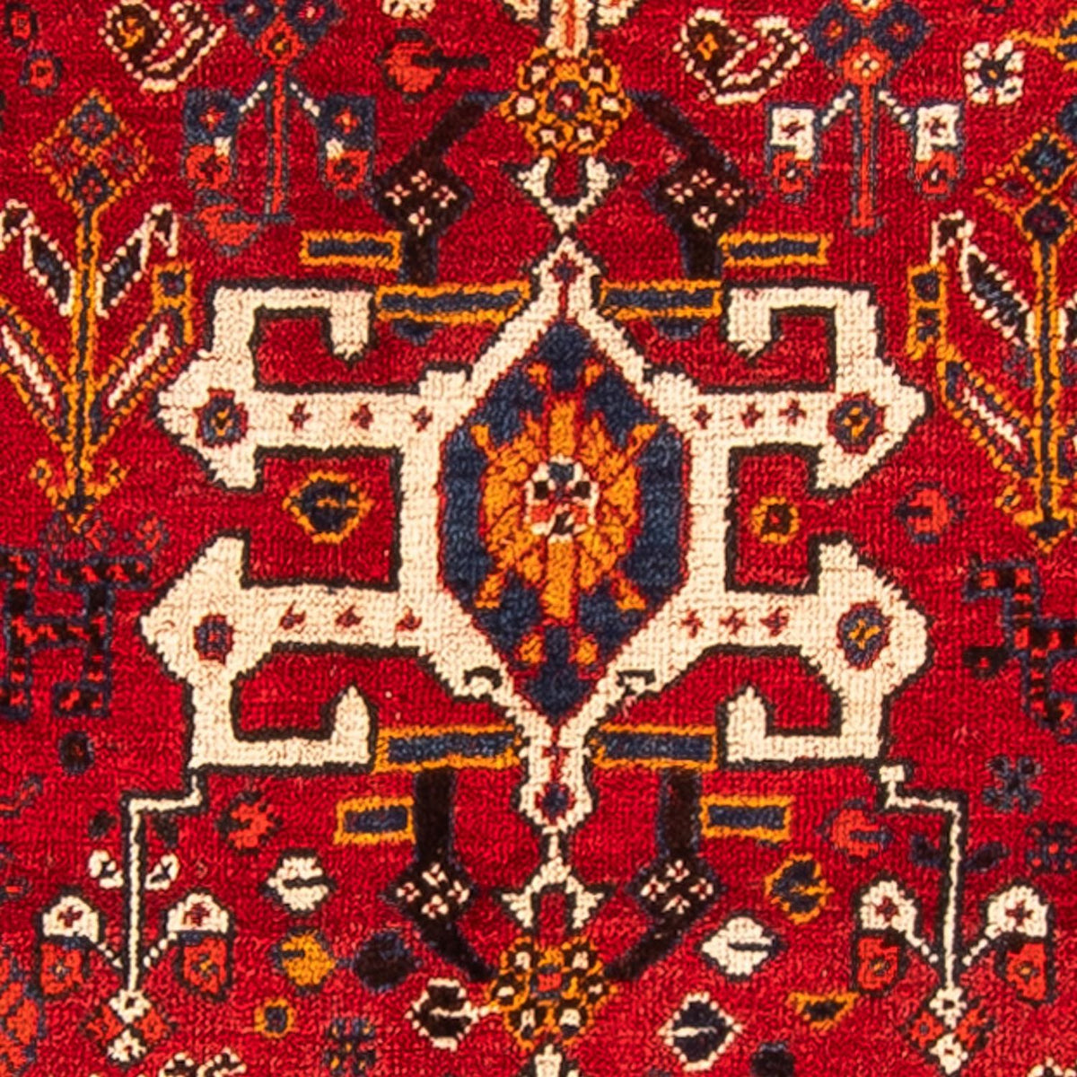 Perser Rug - Nomadic - 142 x 115 cm - dark red