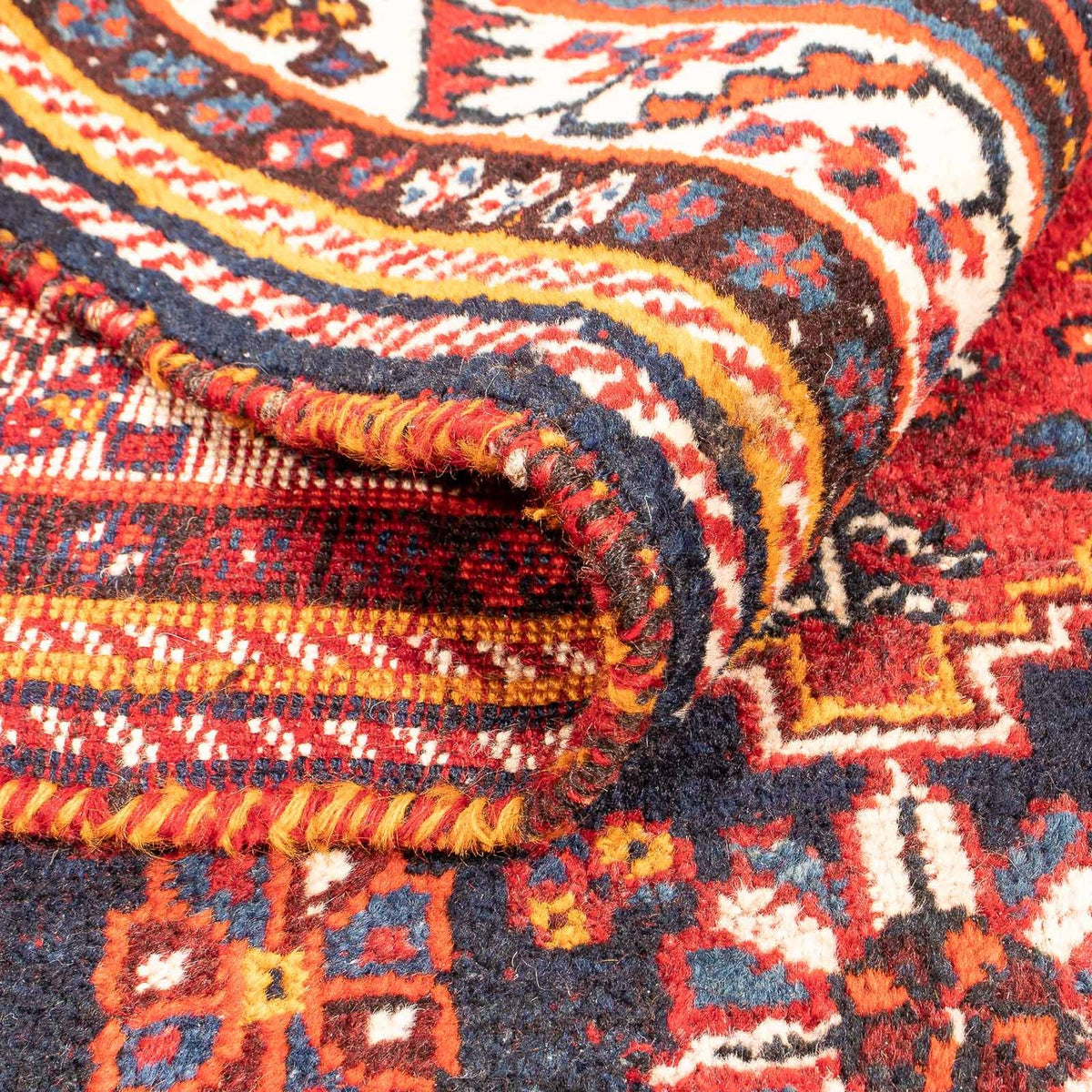 Perser Rug - Nomadic - 142 x 115 cm - dark red