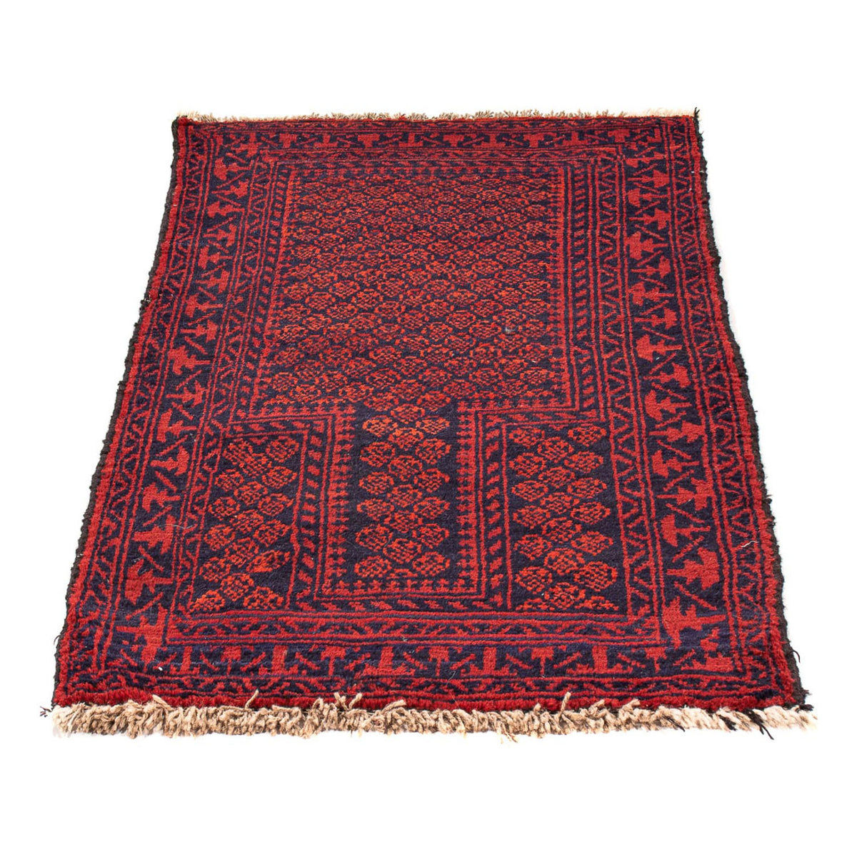 Belutsch Rug - 132 x 79 cm - dark red