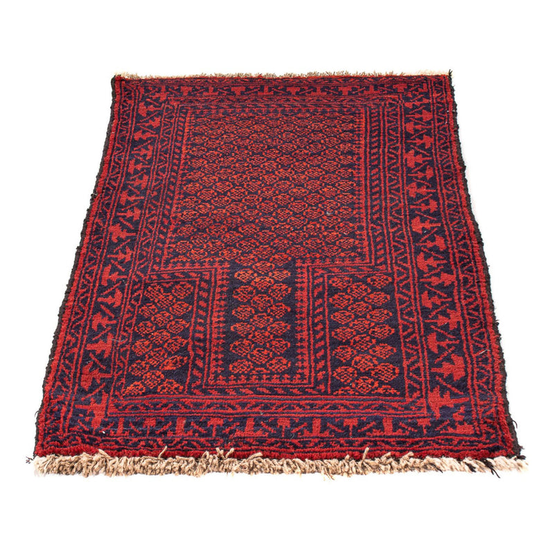 Belutsch Rug - 132 x 79 cm - dark red