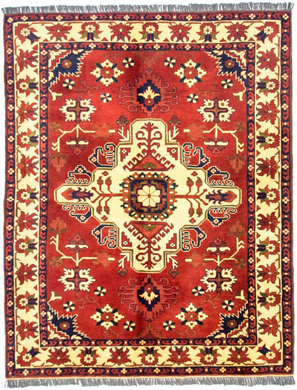 Afghan Rug - Hatschlu - 195 x 159 cm - rust