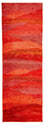 Runner Gabbeh Rug - Indus - 197 x 77 cm - red