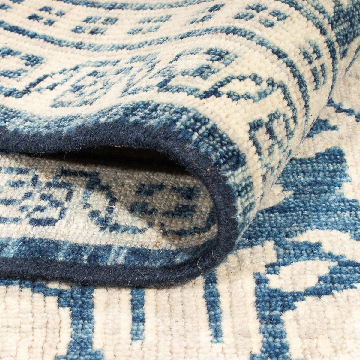 Designer Rug - 279 x 185 cm - dark blue