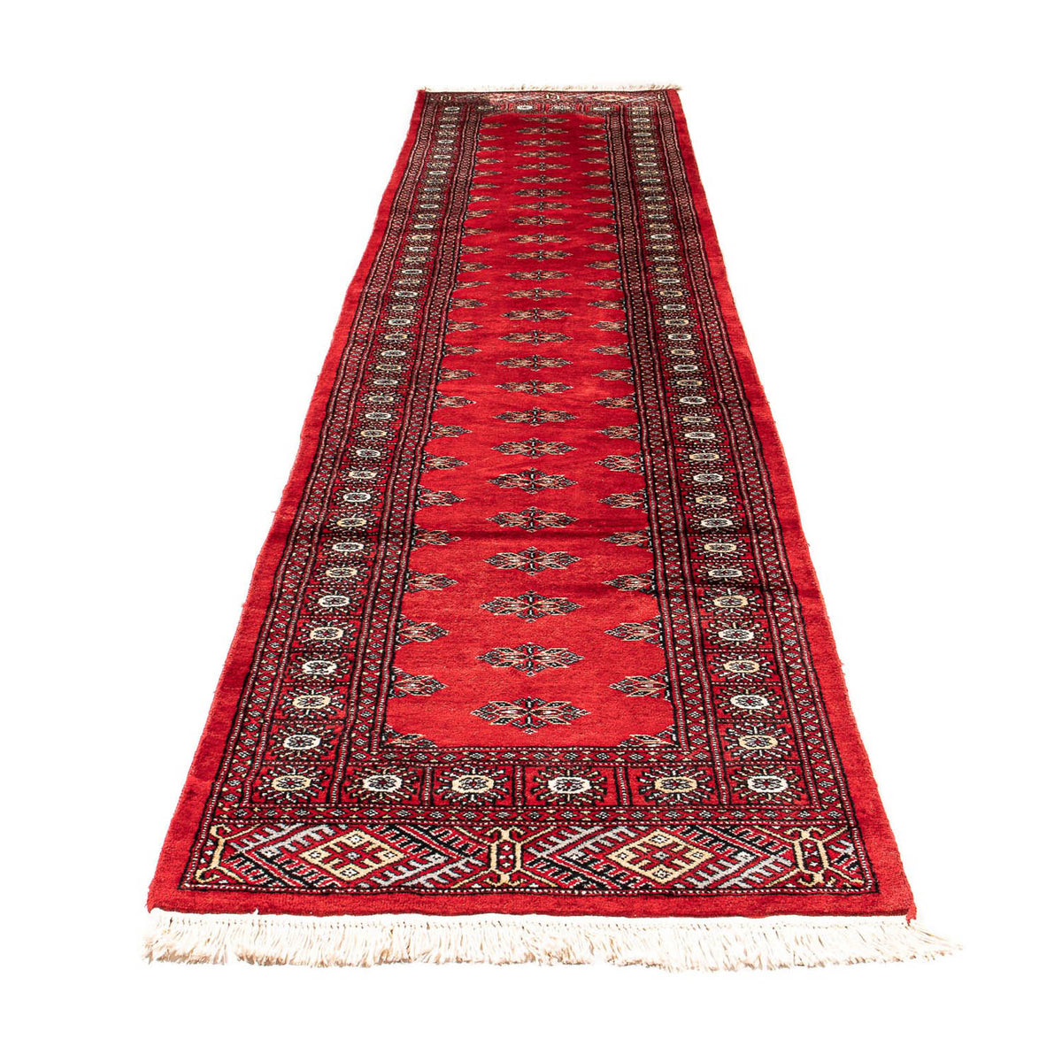Runner Pakistani Rug - 326 x 76 cm - red