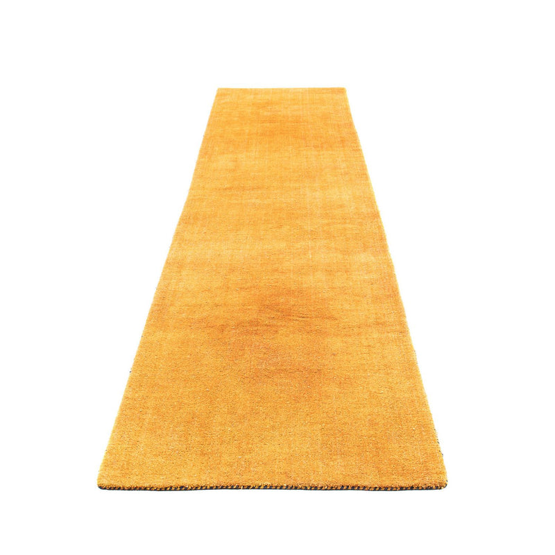 Runner Gabbeh Rug - Loribaft Perser - 395 x 80 cm - orange