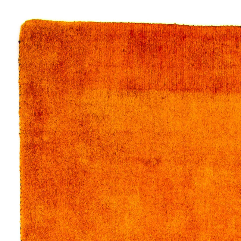 Runner Gabbeh Rug - Loribaft Perser - 395 x 80 cm - orange