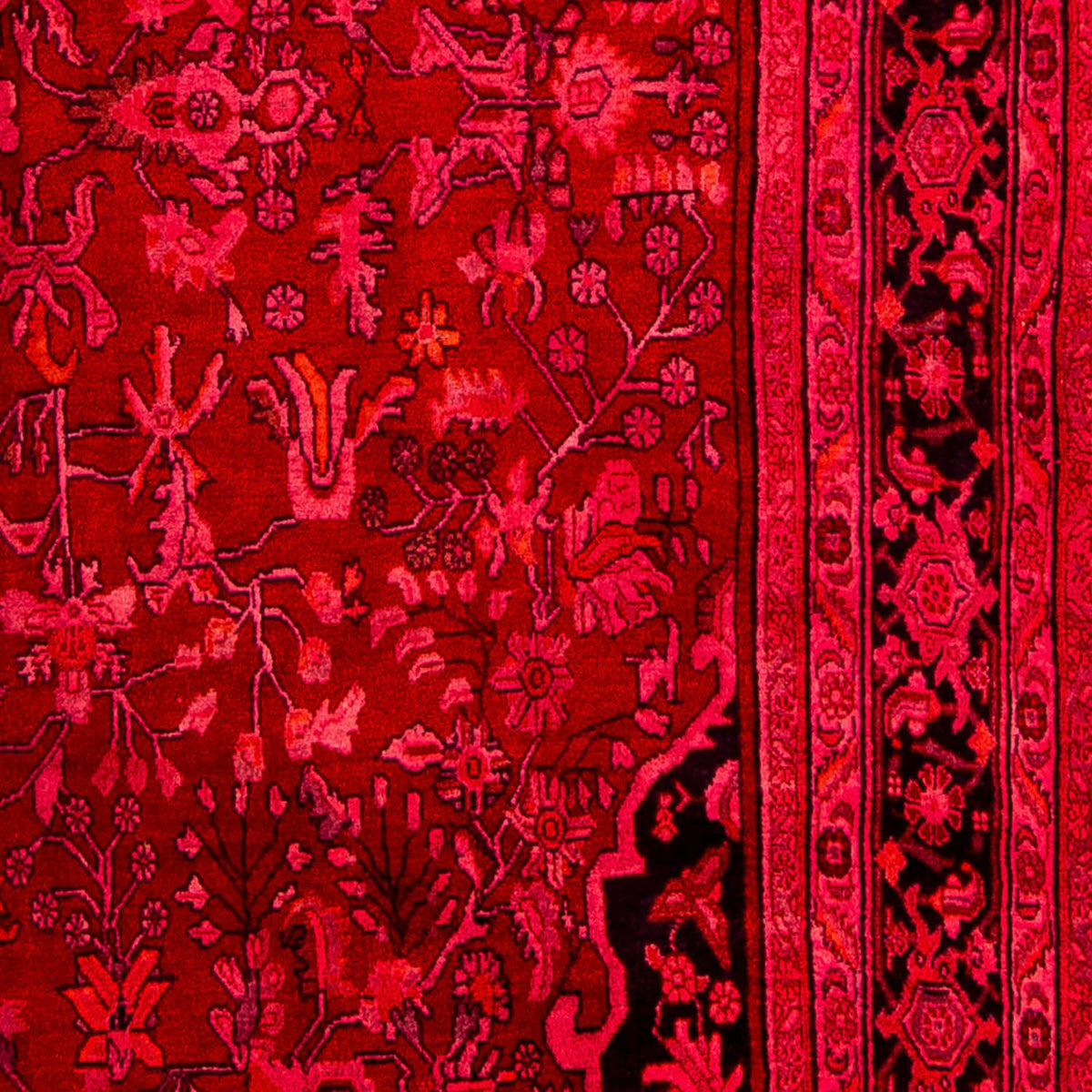 Runner Perser Rug - Bidjar - 320 x 74 cm - red
