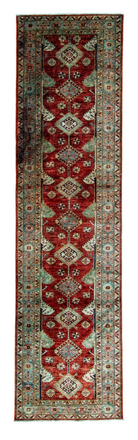 Runner Ziegler Rug - Kazak - 315 x 82 cm - dark red