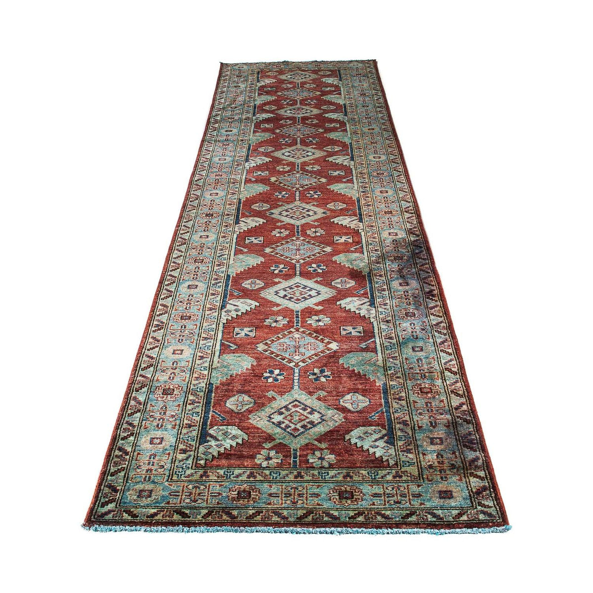 Runner Ziegler Rug - Kazak - 315 x 82 cm - dark red