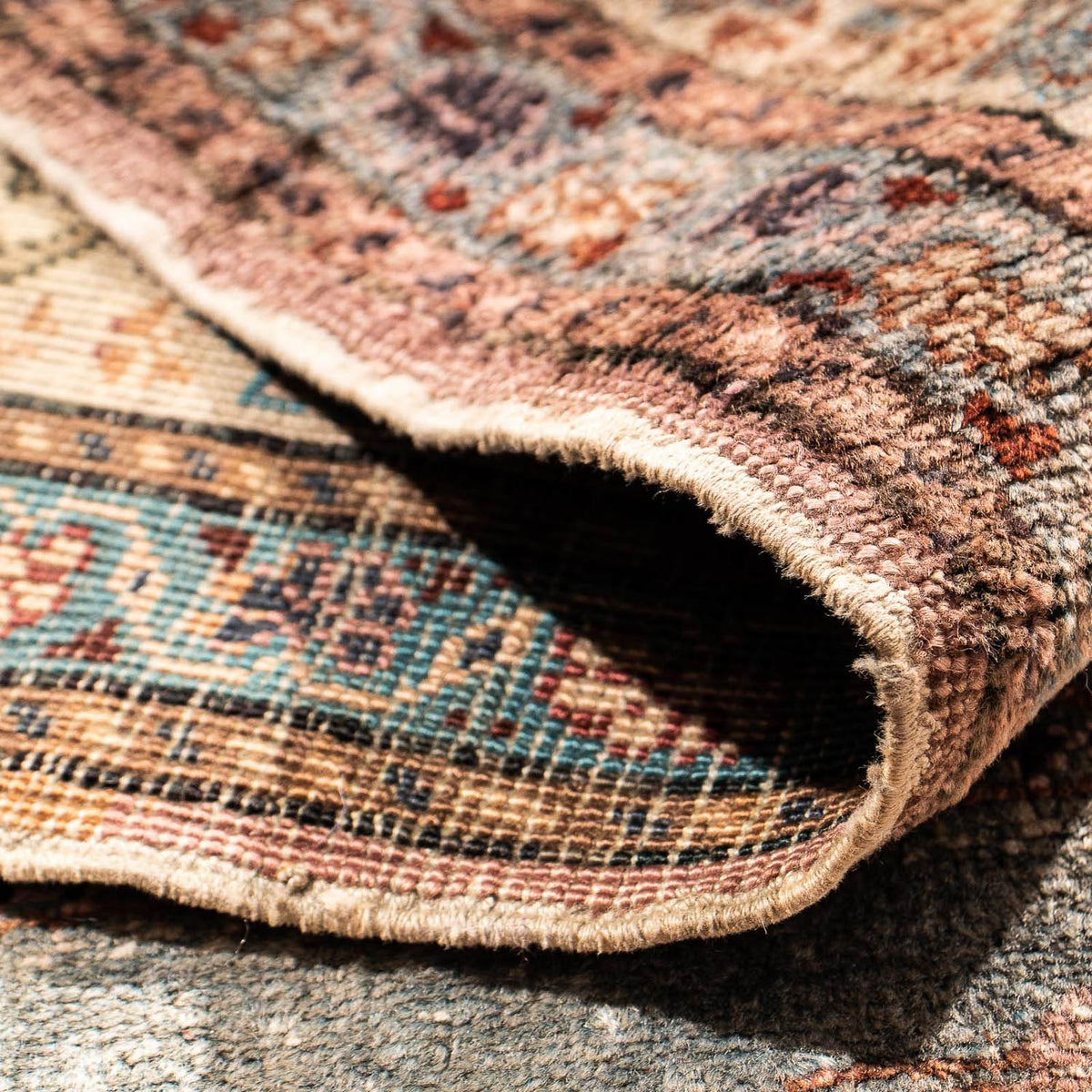 Silk Rug - Kayseri - 127 x 90 cm - multicolored