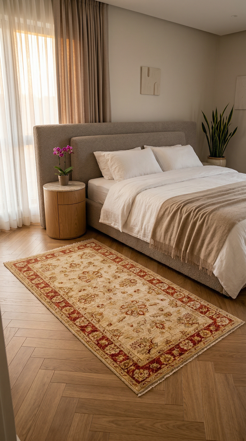 Ziegler Teppich 216x100cm - Orientteppich
