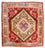 Perser Rug - Bidjar square  - 85 x 80 cm - red