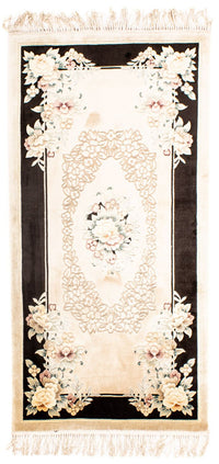 Silk Rug - Chinese Silk - 138 x 69 cm - beige