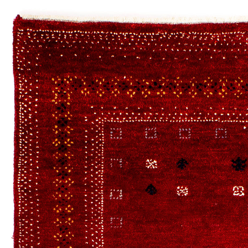 Gabbeh Rug - Loribaft Perser - 120 x 81 cm - dark red
