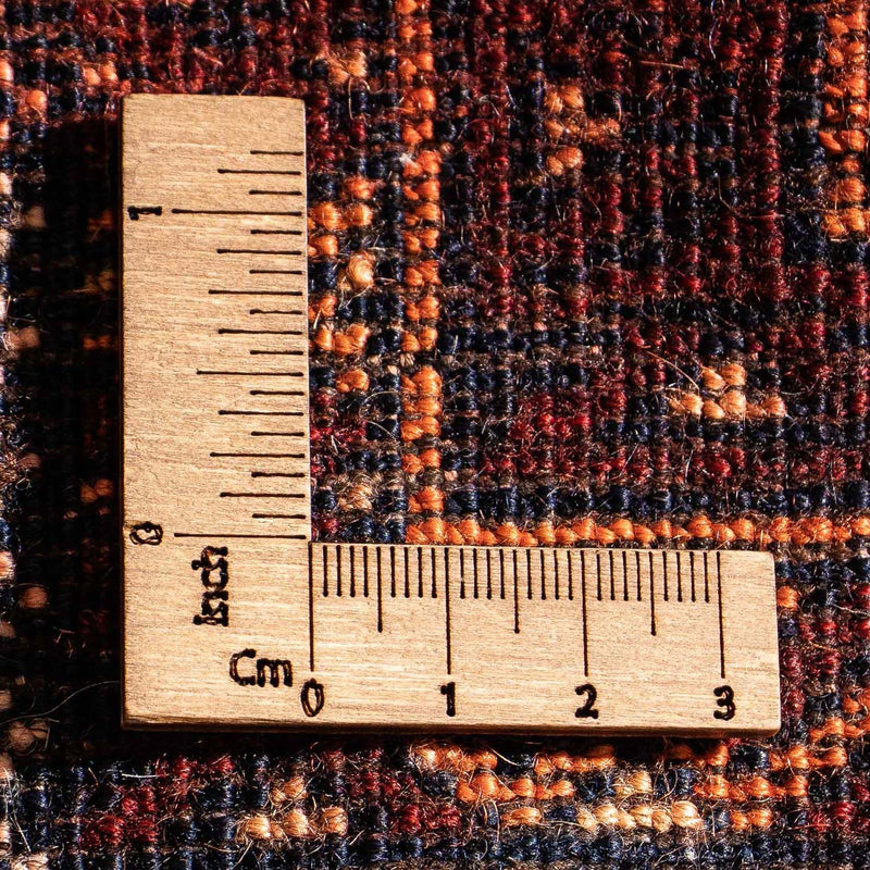 Afghan Rug - 140 x 94 cm - dark blue