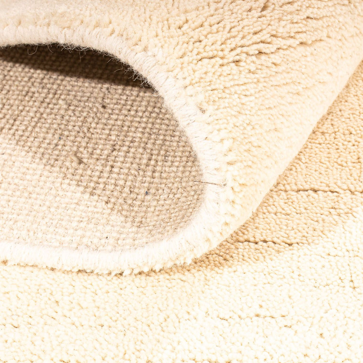 Gabbeh Rug - Indus square  - 170 x 170 cm - light beige