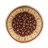 Perser Rug - Tabriz - Royal round  - 204 x 204 cm - dark red