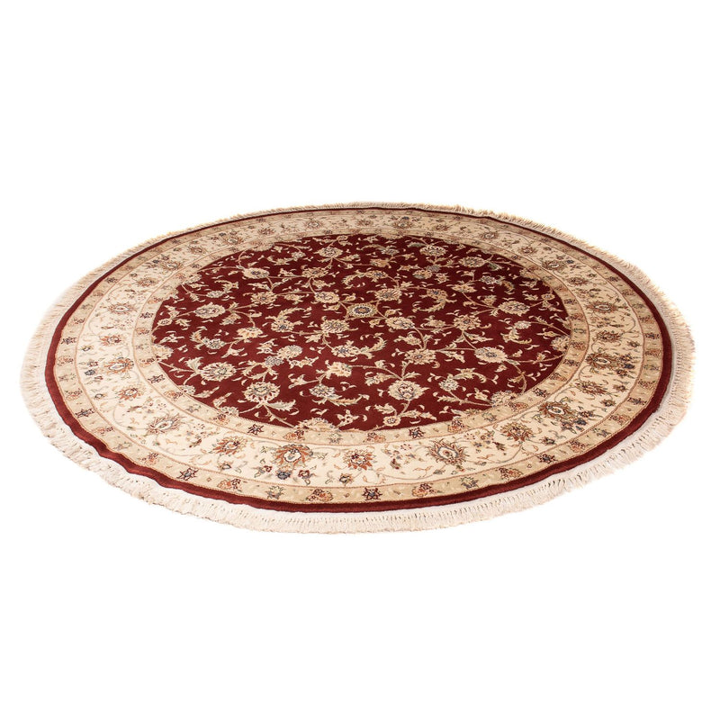 Perser Rug - Tabriz - Royal round  - 204 x 204 cm - dark red