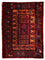Perser Rug - Nomadic - 90 x 72 cm - dark red