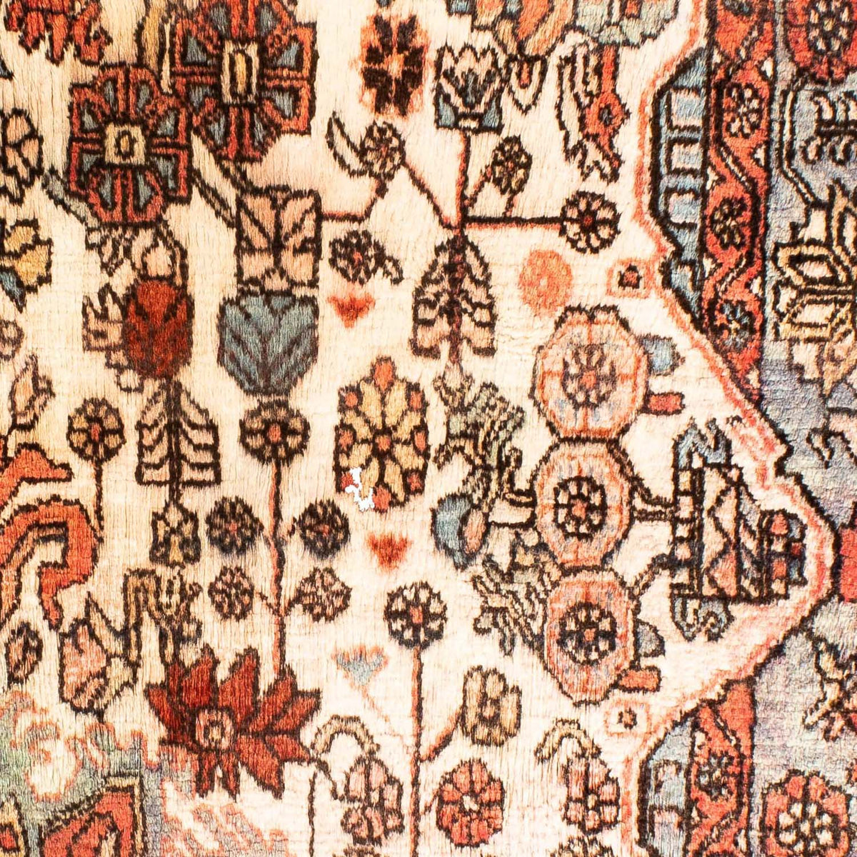 Perser Rug - Nomadic - 131 x 88 cm - beige