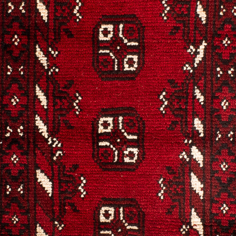 Afghan Rug - Filpa - 90 x 60 cm - dark red