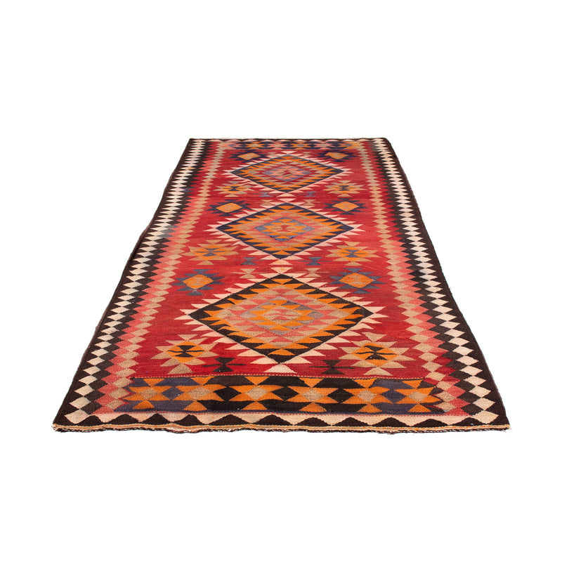 Runner Kelim Rug - Old - 380 x 135 cm - multicolored