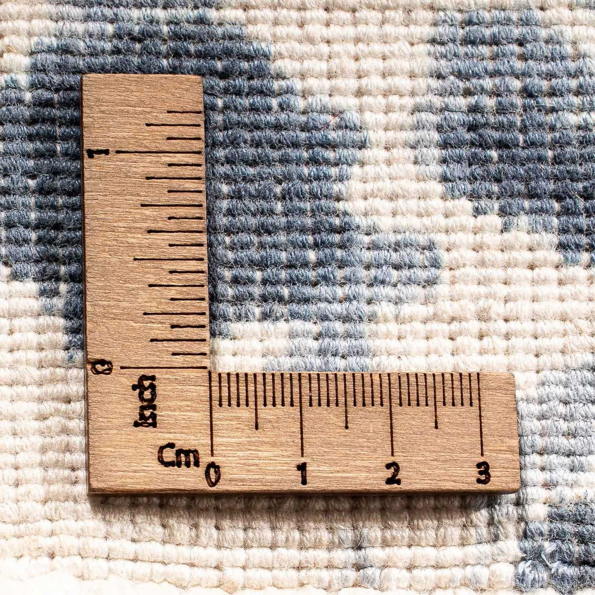 Viscose Rug square  - 70 x 70 cm - blue