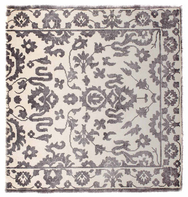 Viscose Rug square  - 70 x 70 cm - light grey