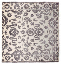 Viscose Rug square  - 70 x 70 cm - light grey