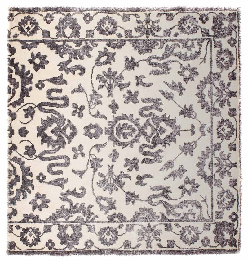 Viscose Rug square  - 70 x 70 cm - light grey