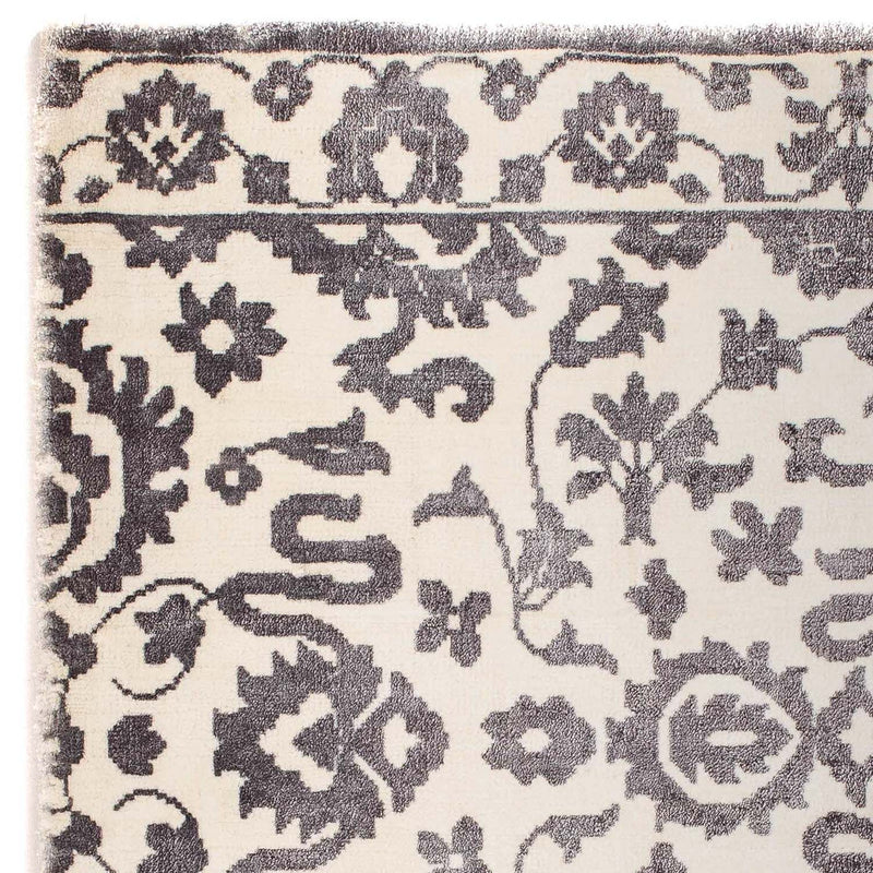 Viscose Rug square  - 70 x 70 cm - light grey