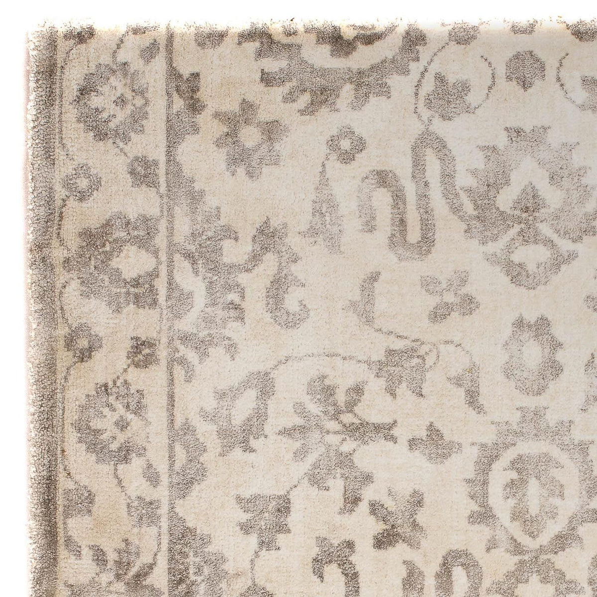 Viscose Rug square  - 70 x 70 cm - light brown