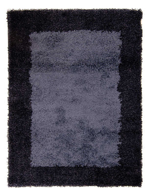High-Pile Rug - 170 x 120 cm - dark blue