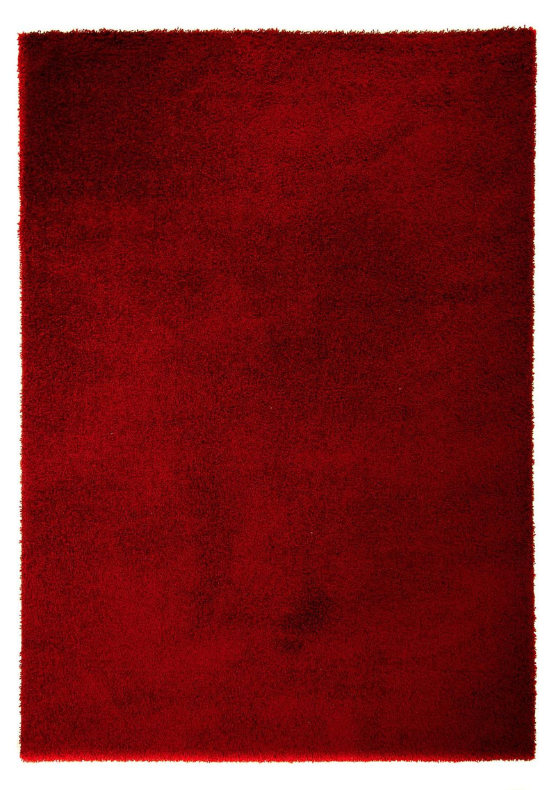 High-Pile Rug - 290 x 200 cm - dark red